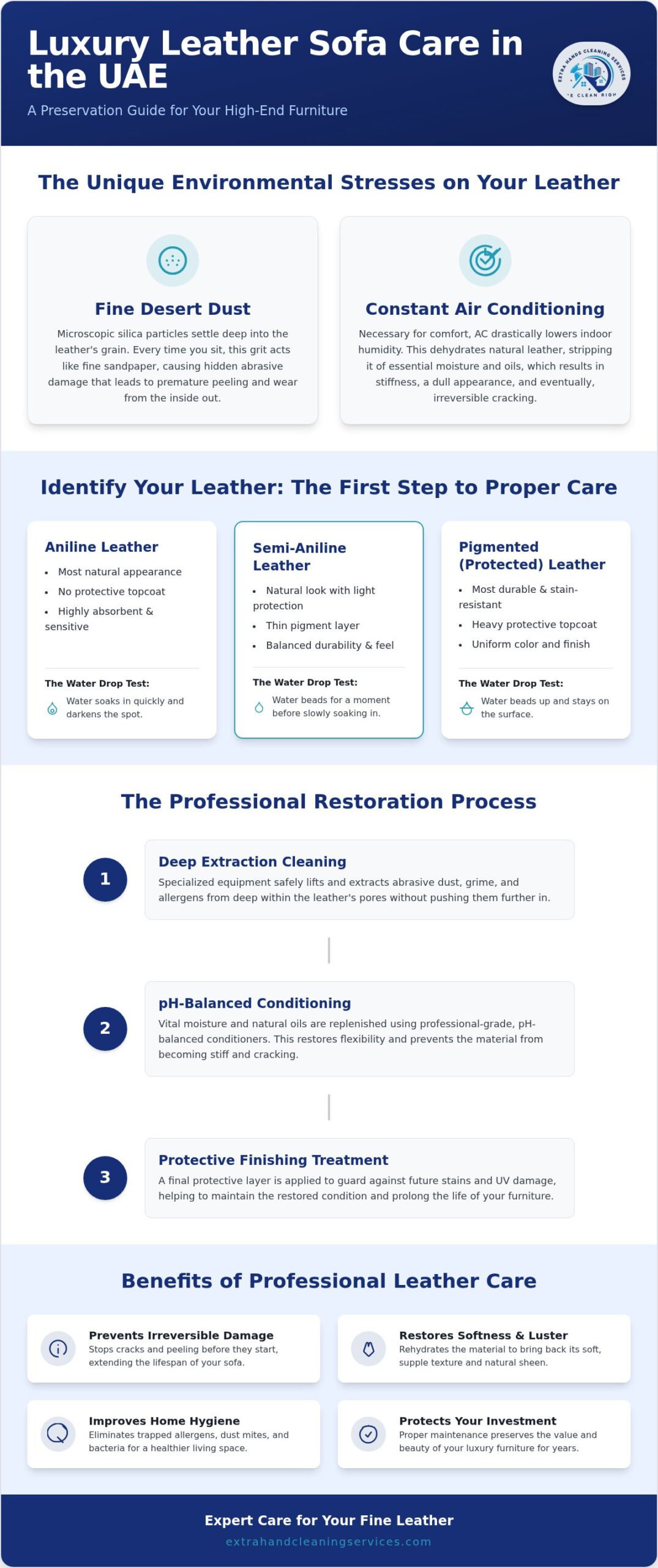 The Ultimate Guide to Professional Leather Sofa Cleaning Services in the UAE